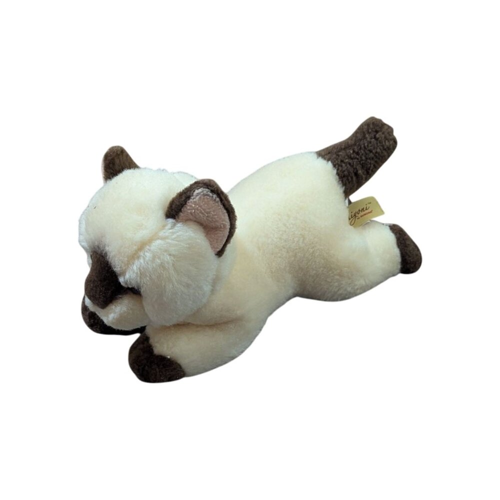 Miyoni by‎ Aurora Siamese Cat Plush Kitten Stuffed Animal toy  Blue eyes